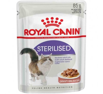 Royal Canin Sterilised Cat Gravy κομματάκια σε σαλτσα 85gr